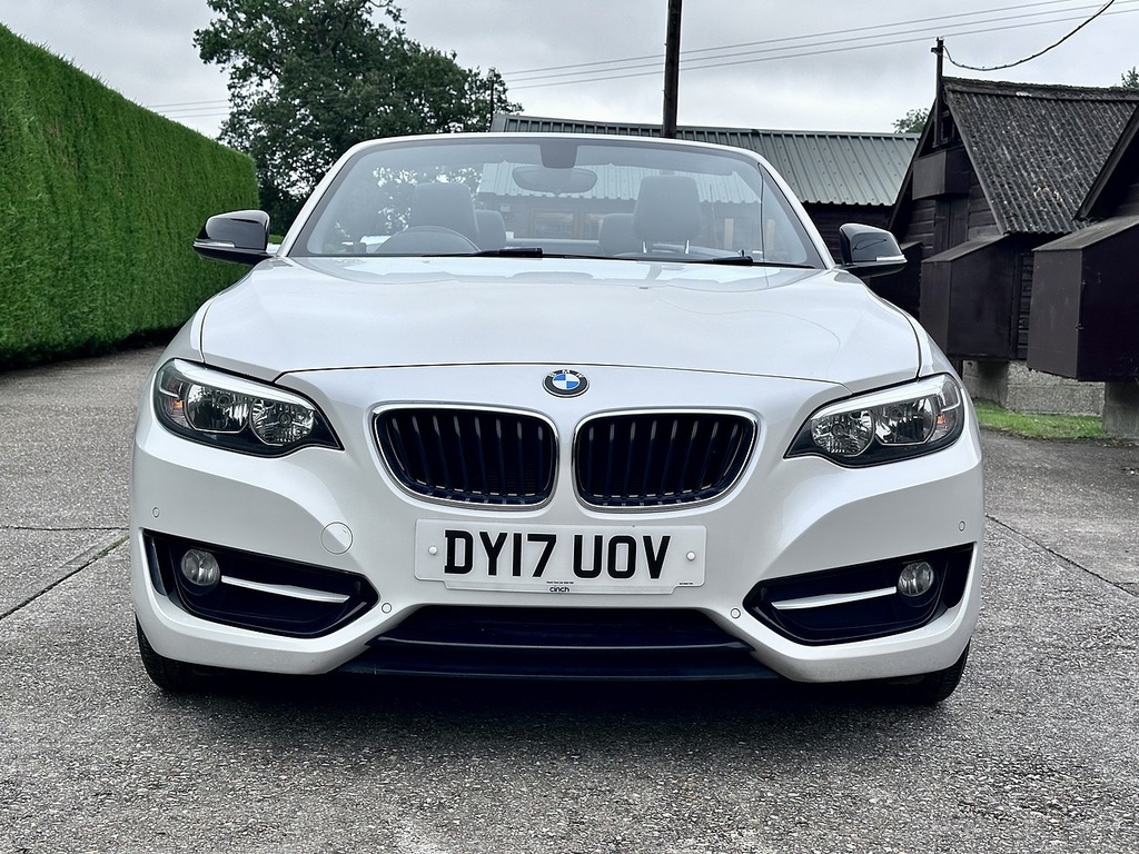 BMW 2 Series 2.0 220I Sport Convertible Euro White #5