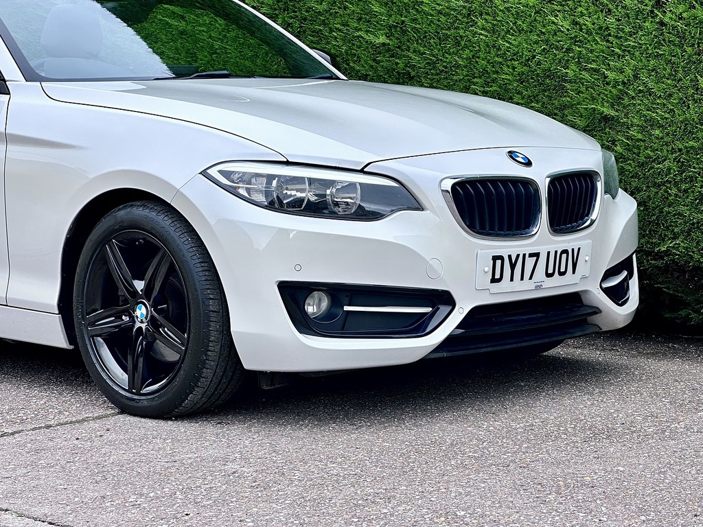 BMW 2 Series 2.0 220I Sport Convertible Euro White #6