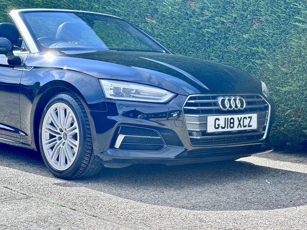 Audi A5 2.0 Tfsi Sport Convertible Euro Black #3