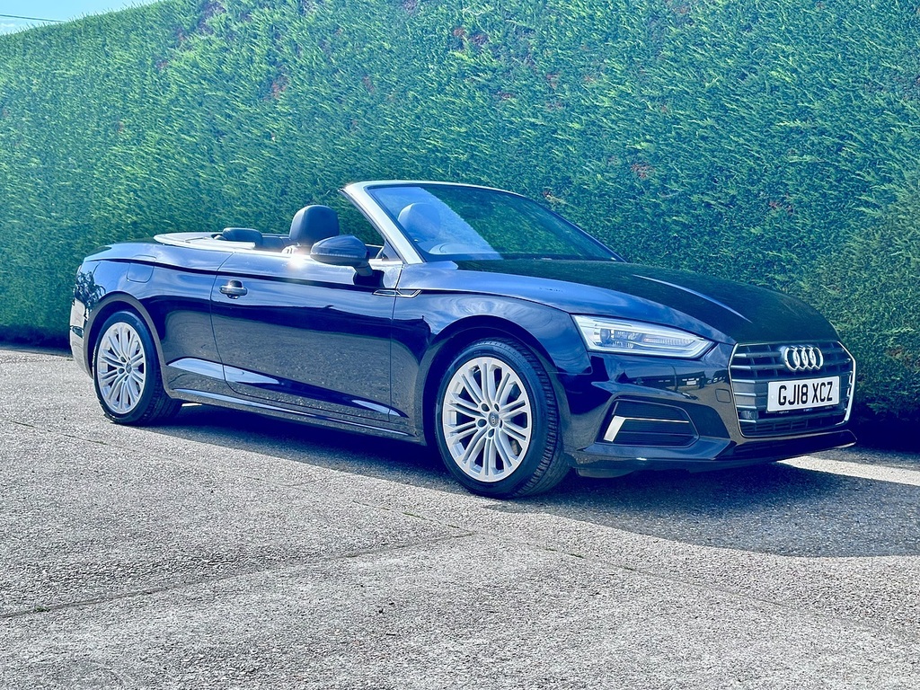 Audi A5 2.0 Tfsi Sport Convertible Euro Black #4