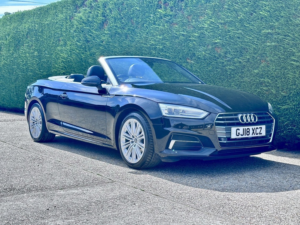 Audi A5 2.0 Tfsi Sport Convertible Euro Black #5