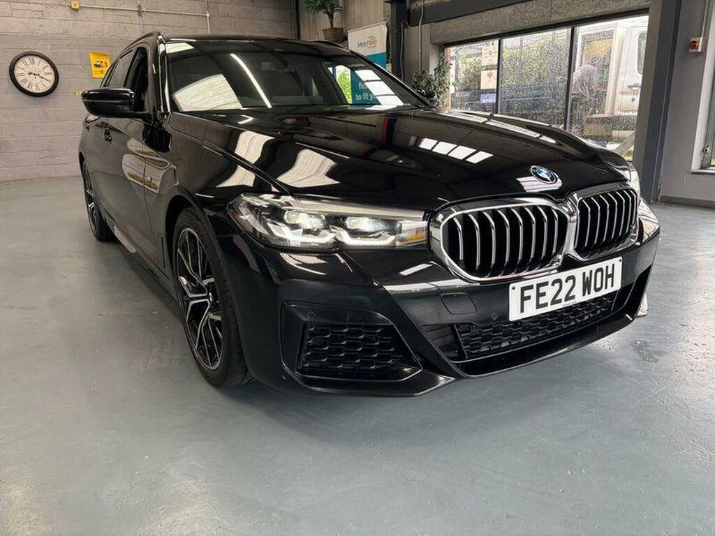 BMW 5 Series Estate 3.0 530D Mht M Sport Touring Steptronic Xdr FE22WOH Black