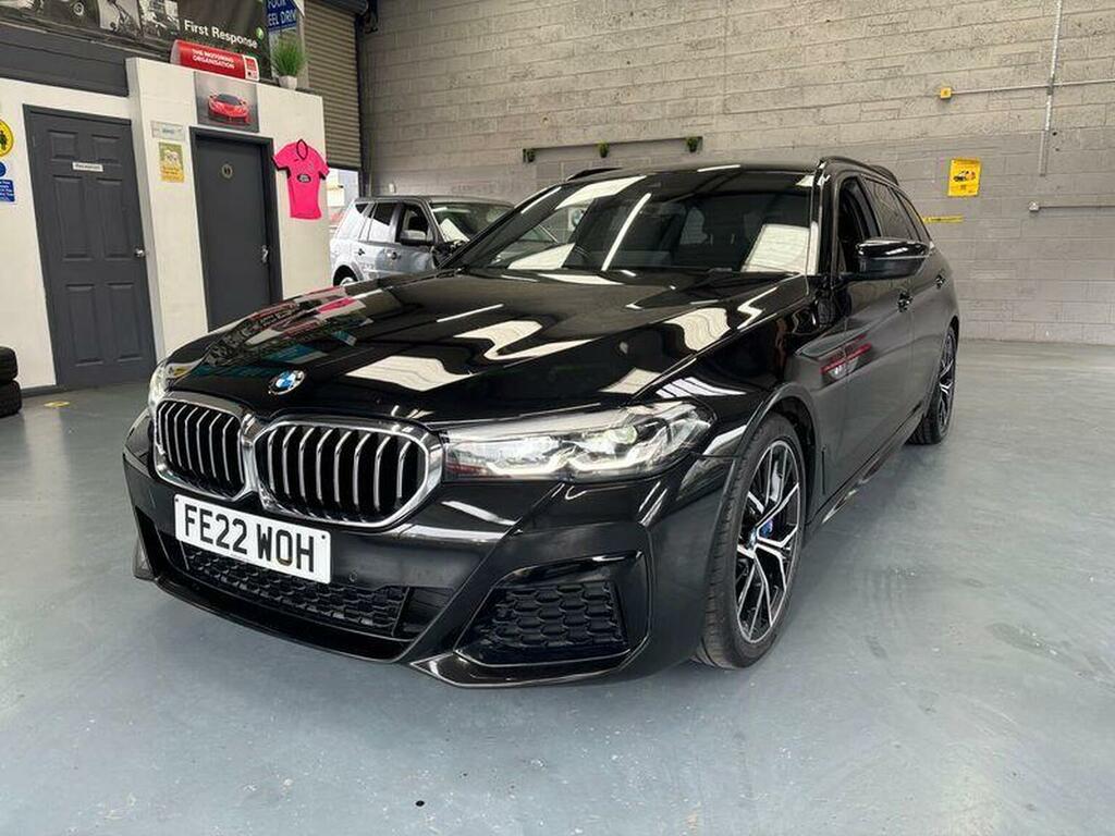 BMW 5 Series Estate 3.0 530D Mht M Sport Touring Steptronic Xdr FE22WOH Black #2