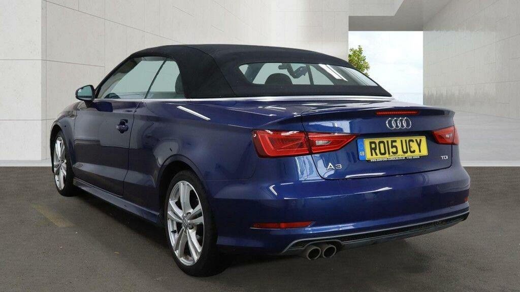 Audi A3 Cabriolet 2.0 Tdi S Line S Tronic Euro 6 Ss Blue #3