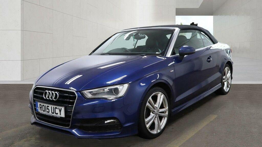 Audi A3 Cabriolet 2.0 Tdi S Line S Tronic Euro 6 Ss Blue #2