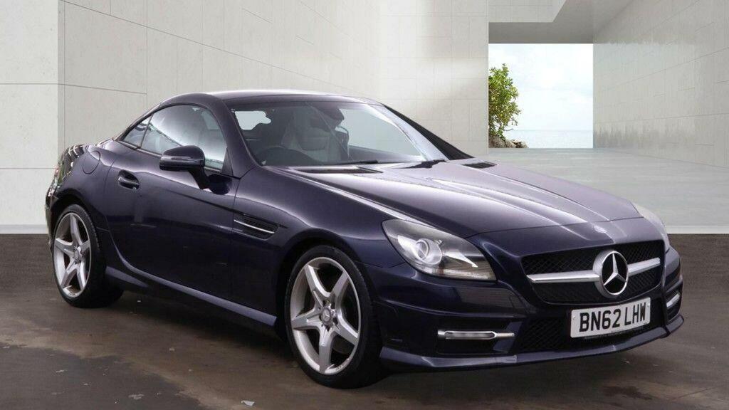 Mercedes-Benz SLK Convertible 2.1 Slk250 Cdi Blueefficiency Amg Spor Blue