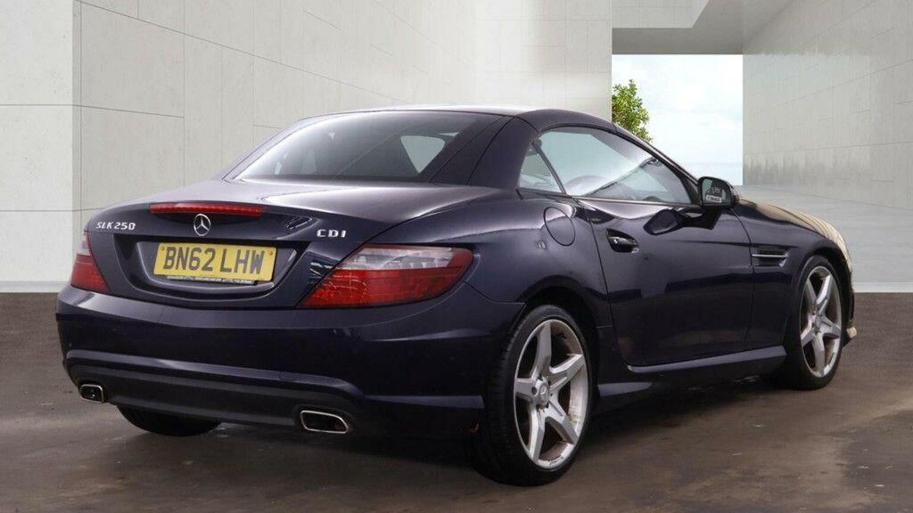Mercedes-Benz SLK Convertible 2.1 Slk250 Cdi Blueefficiency Amg Spor Blue #4