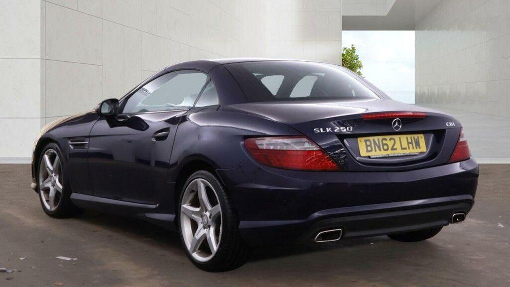 Mercedes-Benz SLK Convertible 2.1 Slk250 Cdi Blueefficiency Amg Spor Blue #3