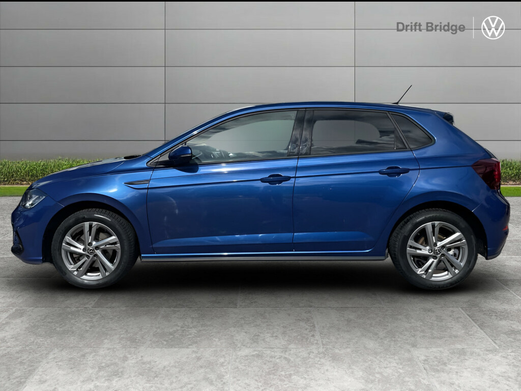 Volkswagen Polo 1.0 Tsi 110 R-line Dsg LG22XKB Blue #4