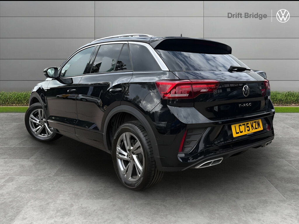 Volkswagen T-Roc 1.5 Tsi R-line LC75KZM Black #3