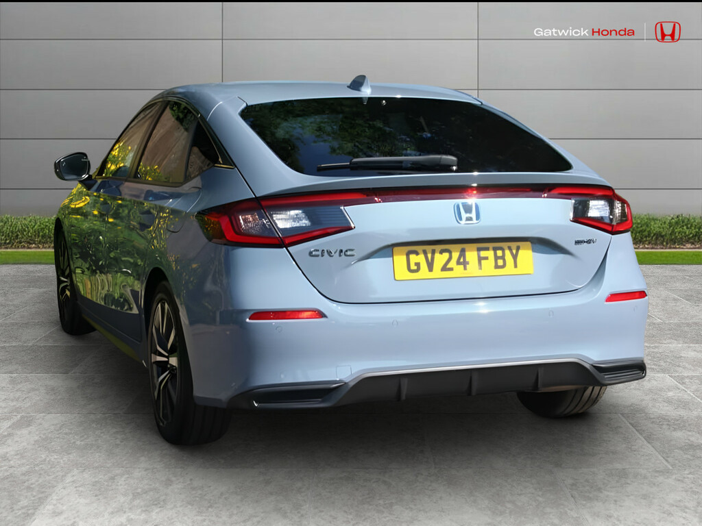 Honda Civic 2.0 Ehev Elegance Cvt GV24FBY Grey #3