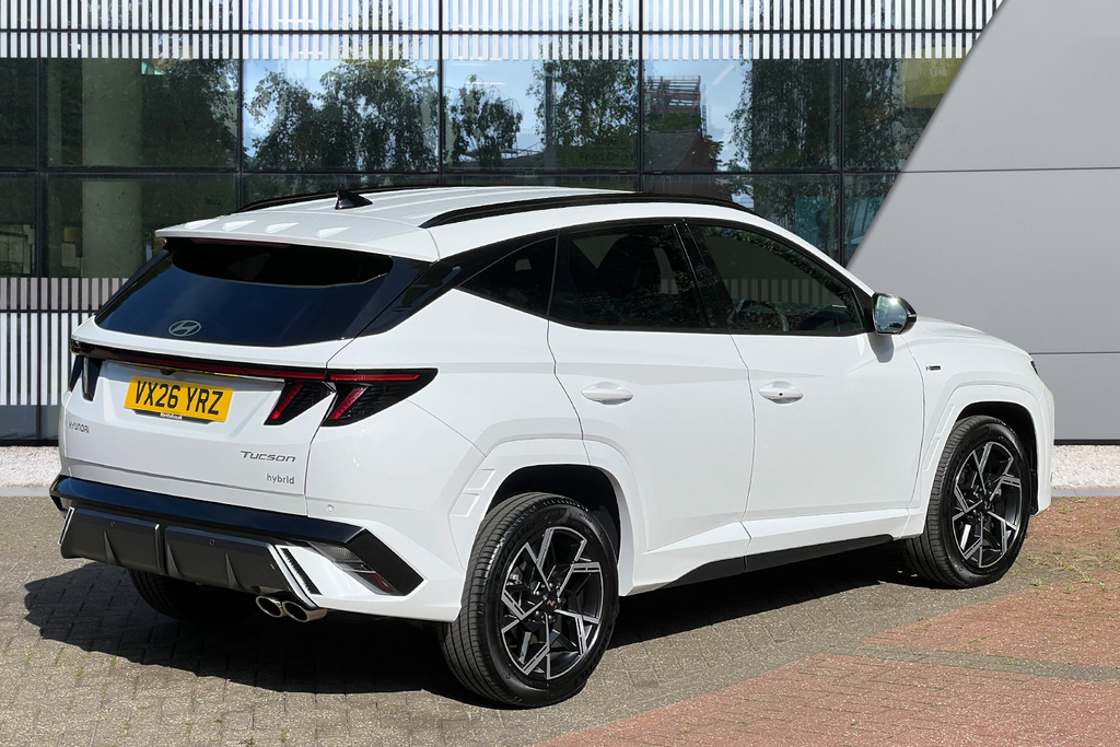 Hyundai Tucson 1.6T 239 Hybrid N Line VX26YRZ White #3