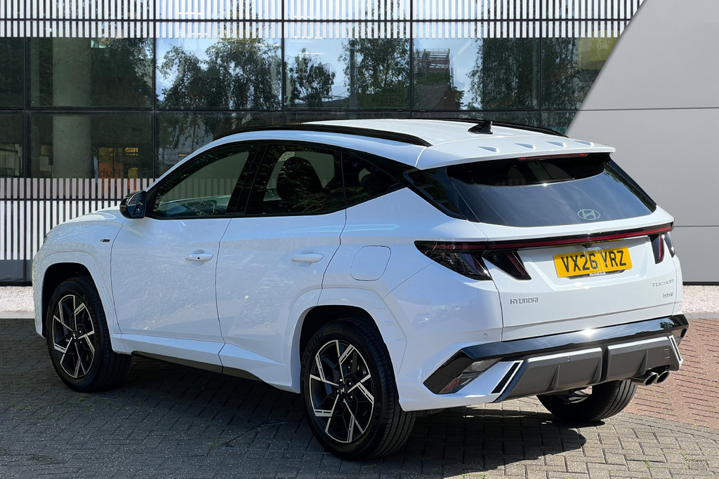 Hyundai Tucson 1.6T 239 Hybrid N Line VX26YRZ White #4
