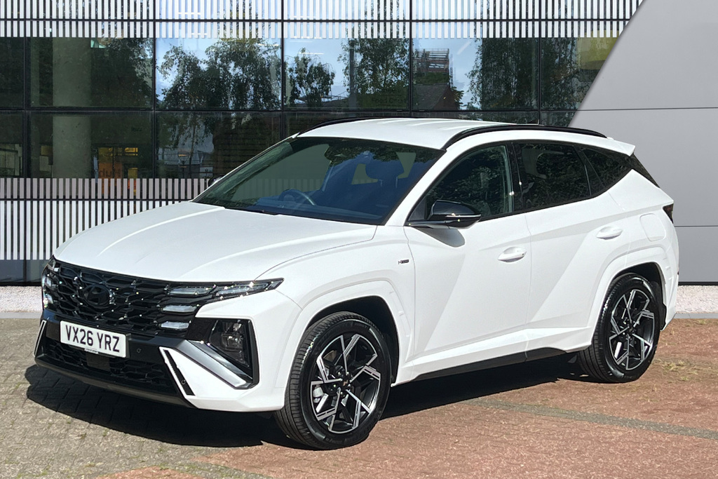 Hyundai Tucson 1.6T 239 Hybrid N Line VX26YRZ White #2