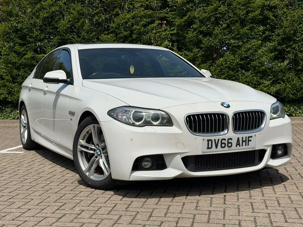 BMW 5 Series M Sport White #2