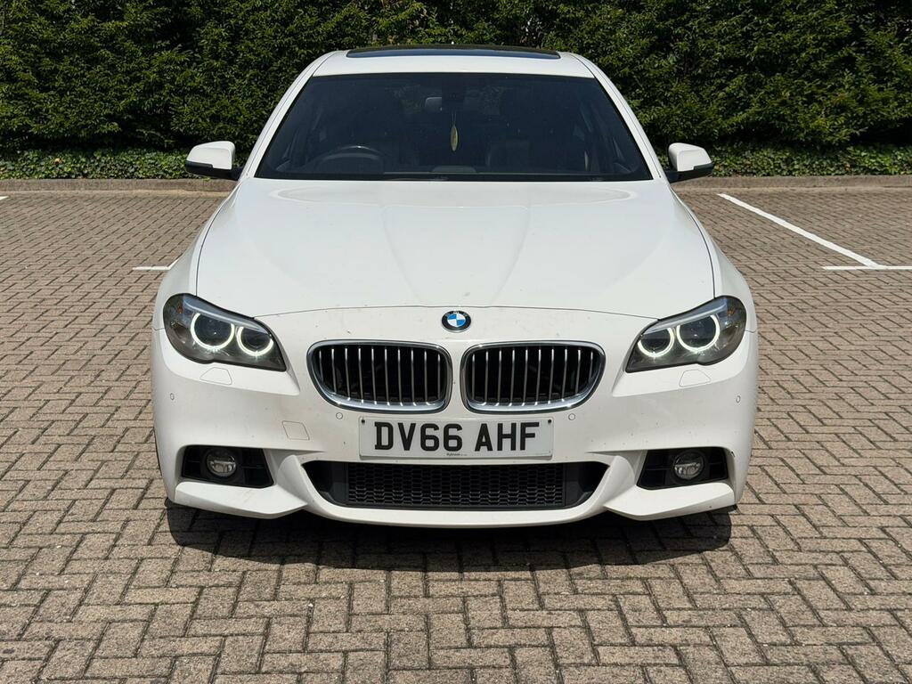 BMW 5 Series M Sport White #4