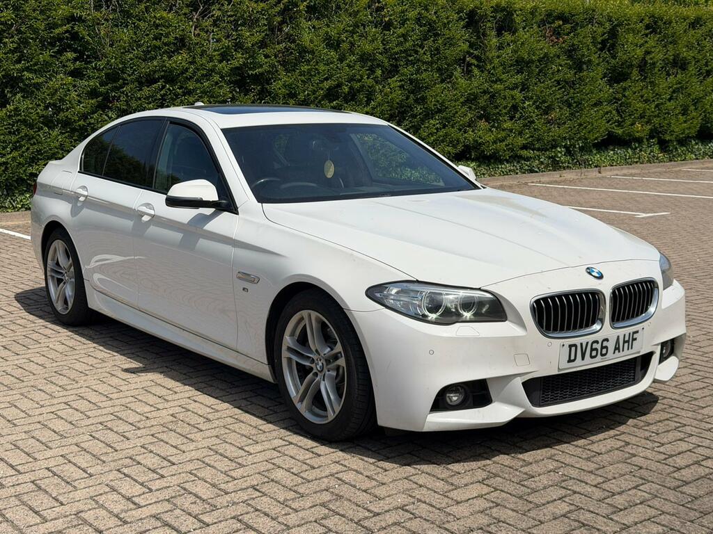 BMW 5 Series M Sport White #5