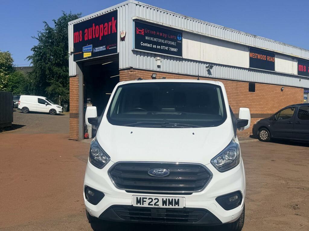 Ford Transit Custom 2.0 Transit Custom Limited Van 300 L2 2.0L Ecoblue White #2