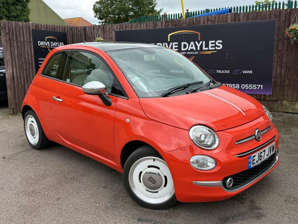 Fiat 500 Hatchback White #4