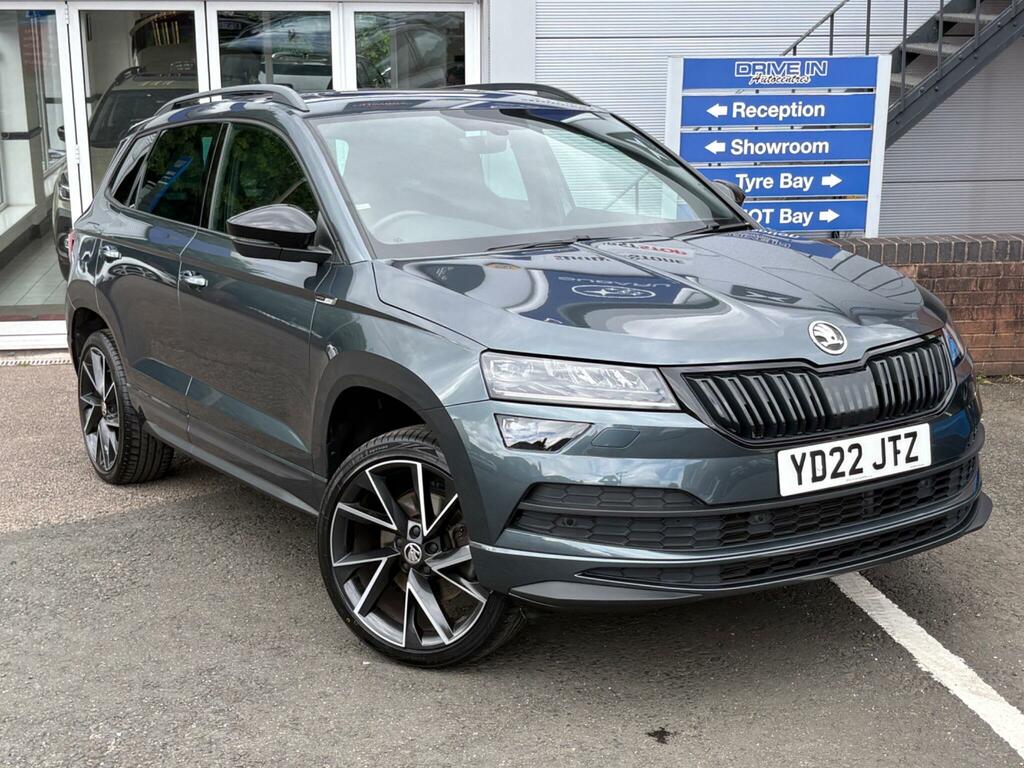 Skoda Karoq 1.5 Tsi Act Sportline Dsg Euro 6 Ss YD22JTZ Grey #4