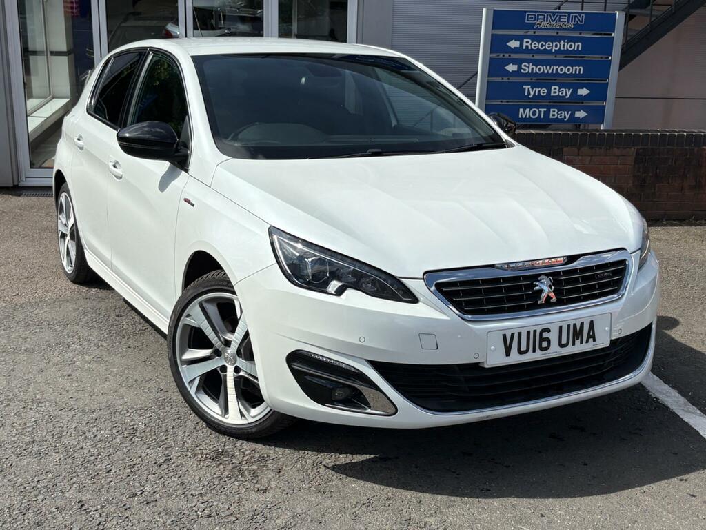 Peugeot 308 Gt Line White #4