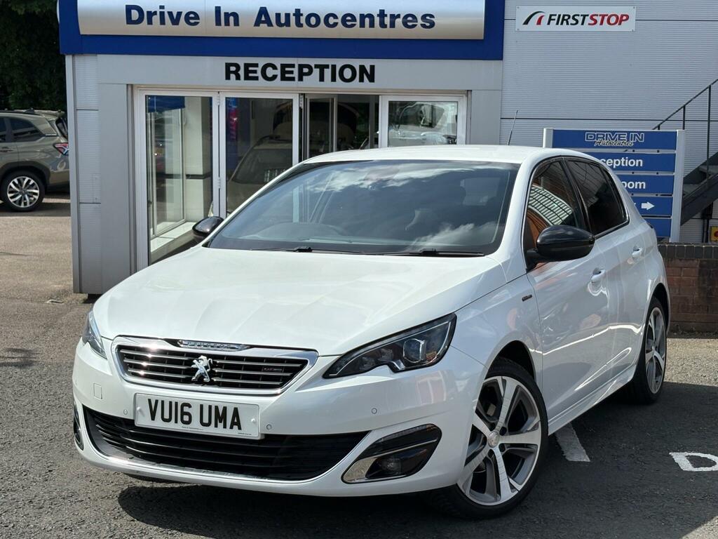 Peugeot 308 Gt Line White #2