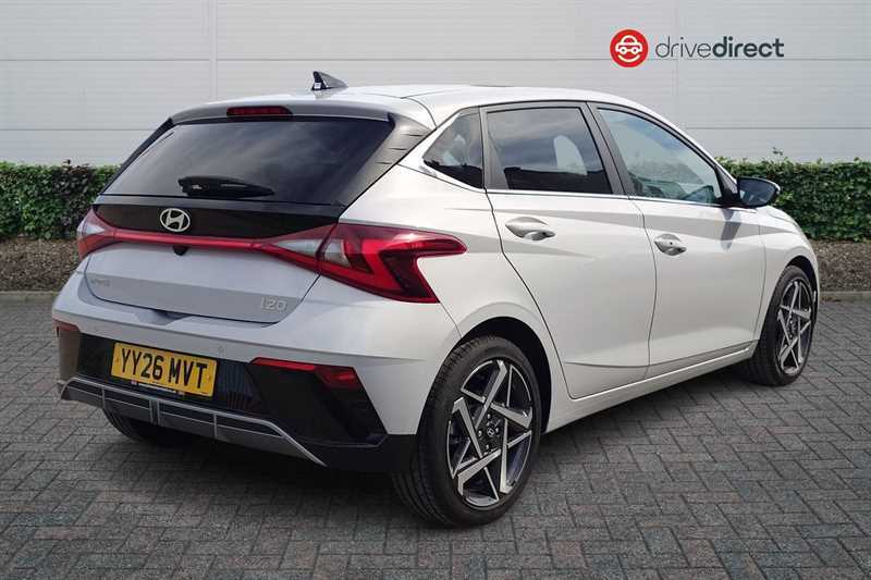 Hyundai I20 1.0 T-gdi Tech Line Hatchback Eu YY26MVT Grey #3