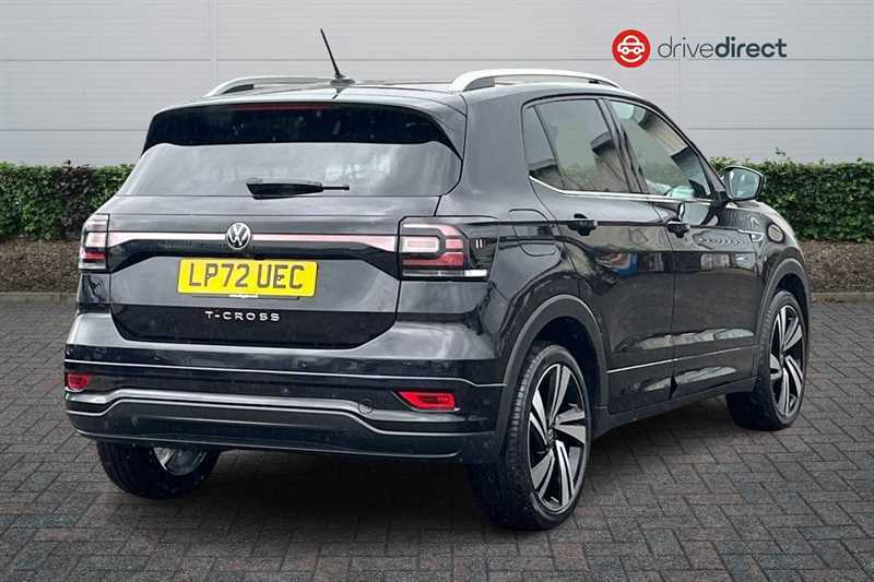 Volkswagen T-Cross 1.0 Tsi R-line Suv Dsg Euro 6 Ss 11 LP72UEC Black #3