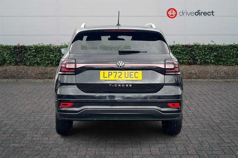 Volkswagen T-Cross 1.0 Tsi R-line Suv Dsg Euro 6 Ss 11 LP72UEC Black #4