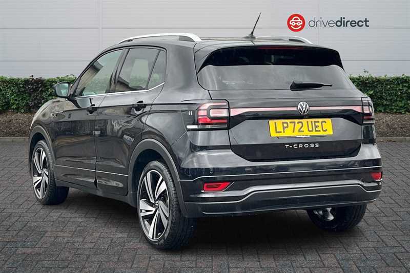 Volkswagen T-Cross 1.0 Tsi R-line Suv Dsg Euro 6 Ss 11 LP72UEC Black #5