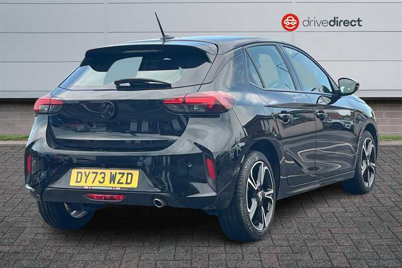 Vauxhall Corsa 1.2 Turbo Gs Hatchback Euro 6 S DY73WZD Black #3