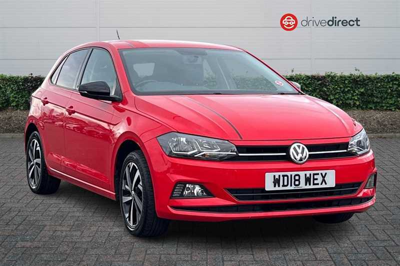 Volkswagen Polo 1.0 Beats Hatchback Euro 6 Ss WD18WEX Red