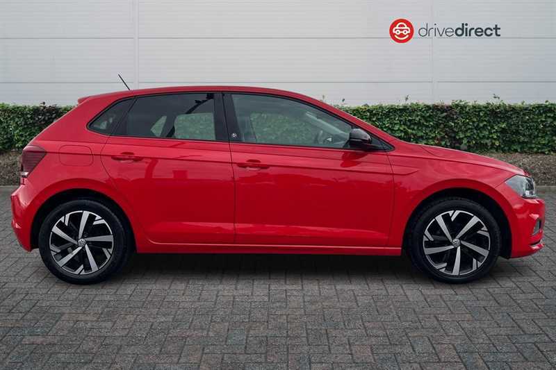 Volkswagen Polo 1.0 Beats Hatchback Euro 6 Ss WD18WEX Red #2