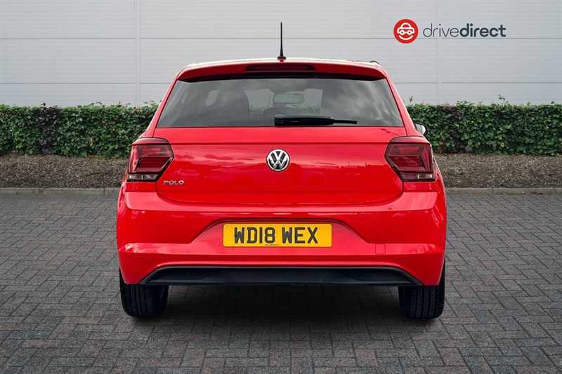 Volkswagen Polo 1.0 Beats Hatchback Euro 6 Ss WD18WEX Red #4