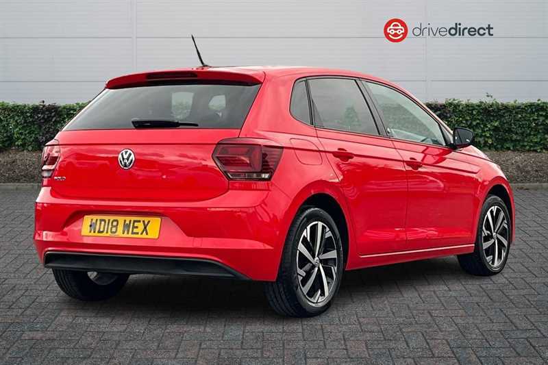 Volkswagen Polo 1.0 Beats Hatchback Euro 6 Ss WD18WEX Red #3