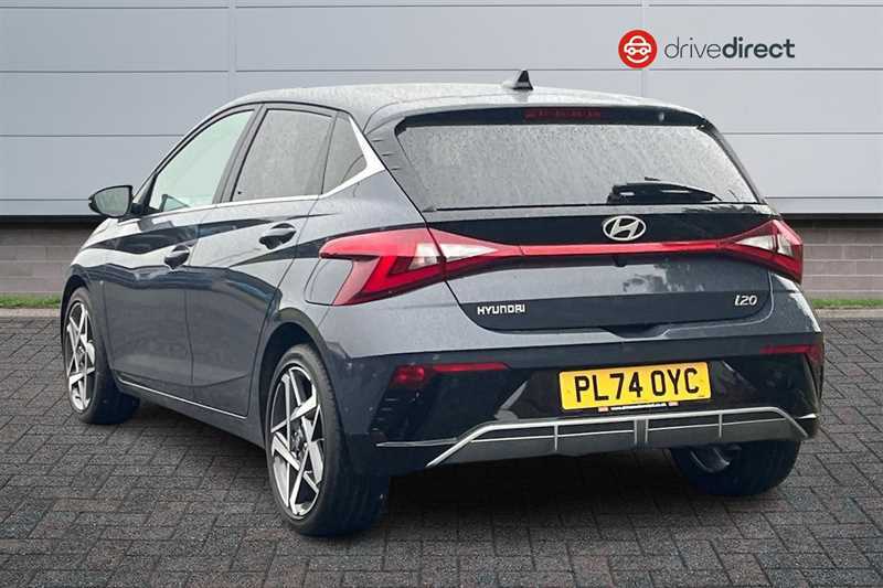 Hyundai I20 1.0 T-gdi Premium Hatchback Euro PL74OYC Grey #5