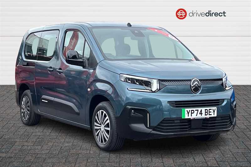 Citroen e-Berlingo 52Kwh Plus XL Mpv 7.4Kw Charger Blue