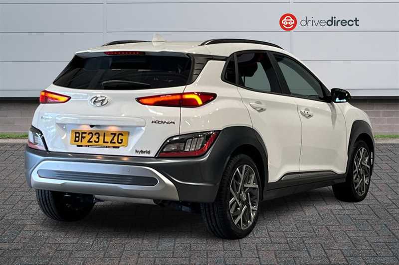 Hyundai Kona 1.6 H-gdi Premium Suv Hybrid Dct Euro 6 BF23LZG White #3