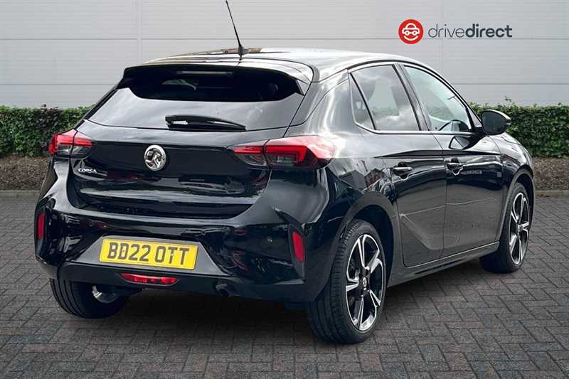 Vauxhall Corsa 1.2 Turbo Sri Edition Hatchback BD22OTT Black #3