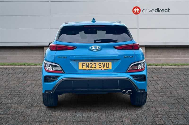 Hyundai Kona 1.0 T-gdi Mhev N Line Suv Hybrid FN23SVU Blue #4