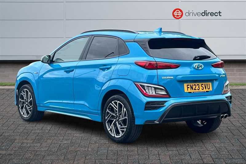 Hyundai Kona 1.0 T-gdi Mhev N Line Suv Hybrid FN23SVU Blue #5