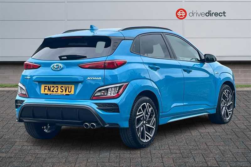 Hyundai Kona 1.0 T-gdi Mhev N Line Suv Hybrid FN23SVU Blue #3