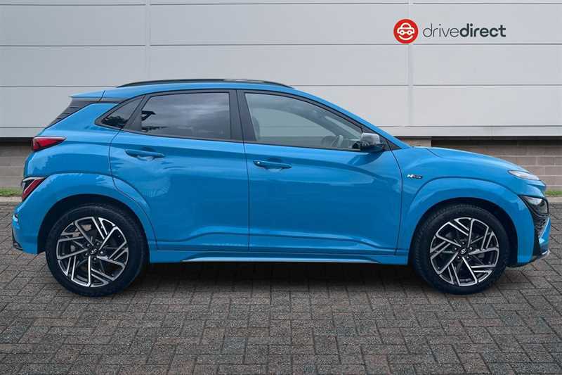 Hyundai Kona 1.0 T-gdi Mhev N Line Suv Hybrid FN23SVU Blue #2