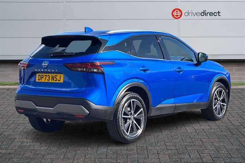 Nissan Qashqai 1.3 Dig-t Mhev Tekna Suv Hybrid DP73NSJ Blue #3