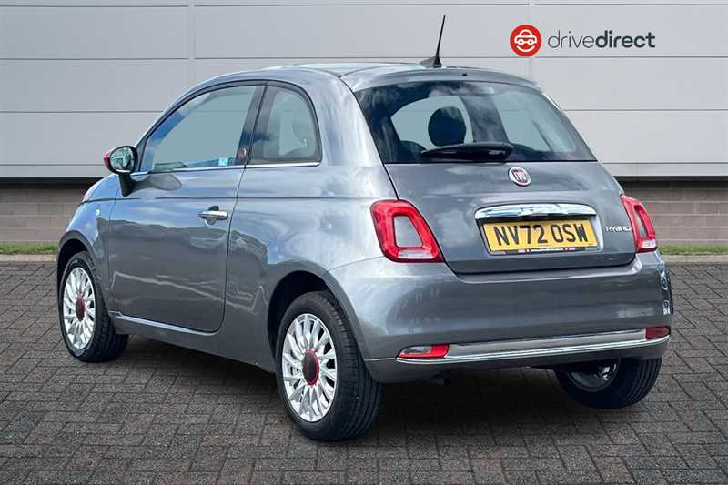 Fiat 500 1.0 Mhev Red Hatchback Euro 6 S NV72OSW Grey #5
