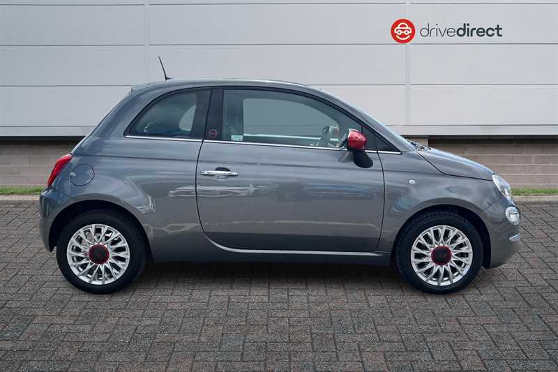 Fiat 500 1.0 Mhev Red Hatchback Euro 6 S NV72OSW Grey #2