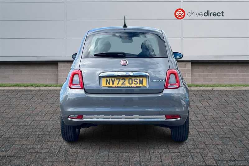 Fiat 500 1.0 Mhev Red Hatchback Euro 6 S NV72OSW Grey #4