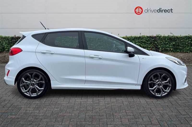 Ford Fiesta 1.0T Ecoboost St-line Edition Hatchback NX70HZA White #2
