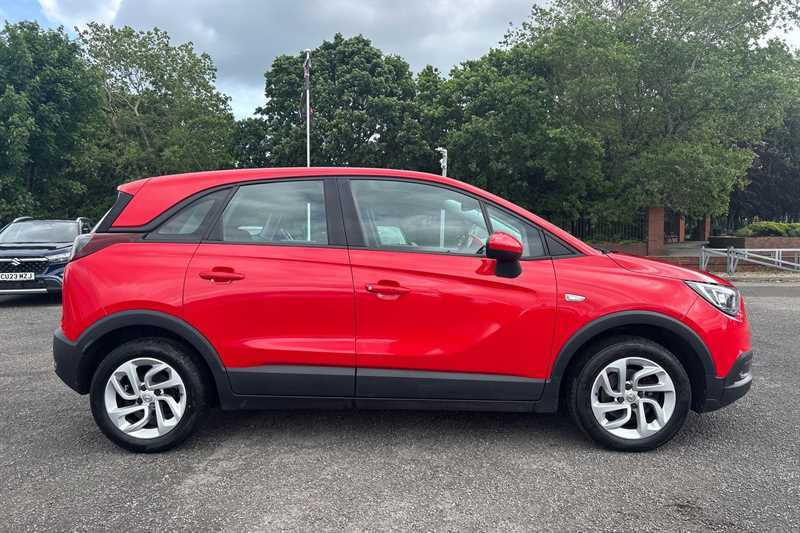 Vauxhall Crossland X 1.2 Turbo Ecotec Gpf Se Nav Suv DY19FVU Red #3