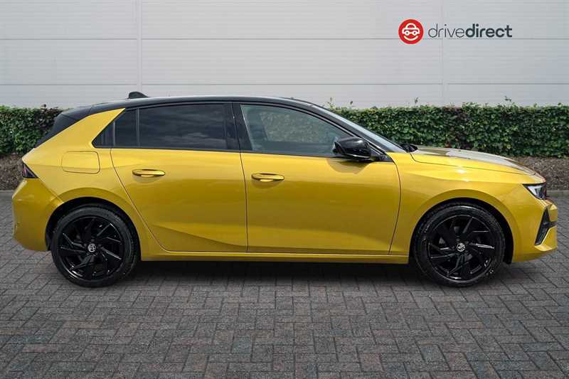 Vauxhall Astra 1.2 Turbo Gs Hatchback Euro 6 Ss GV23YYJ Yellow #2